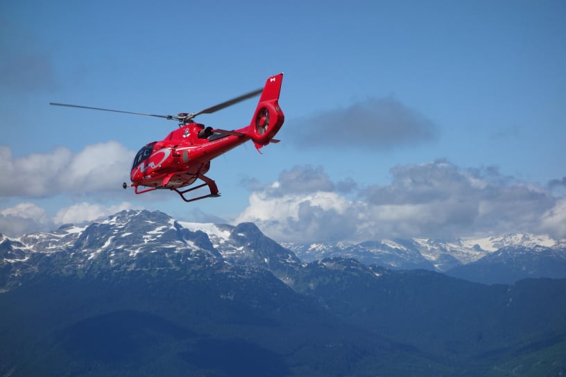 Panorâmico de Helicóptero